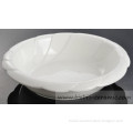round square oval trangle irregular rectangle white color super white pure white round bowl